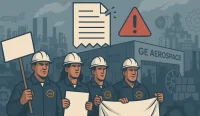 UAW Members at GE Aerospace to Strike Over Contract Deadlock