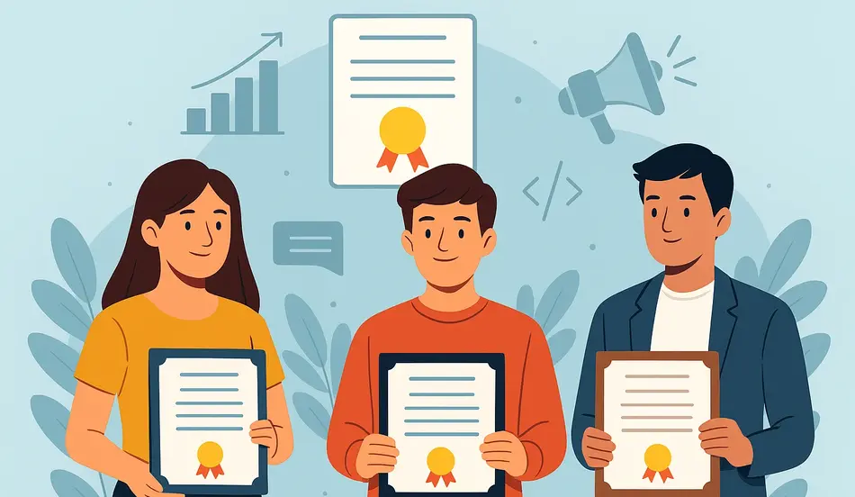 Top Certifications for Freshers in 2025 Boost Your Career in Finance, Marketing & Tech (No Degree Required)