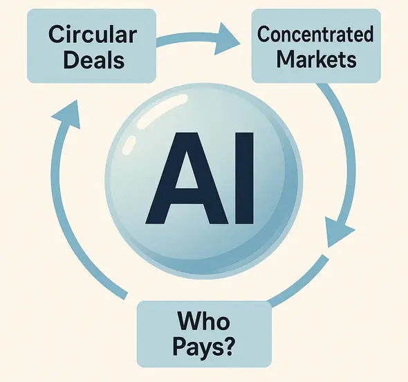 The AI Bubble Case Circular Deals, Concentrated Markets, And Who Pays If It Pops