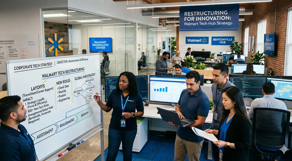 Walmart Restructures Corporate Tech: Layoffs, New Roles, and Hub ...