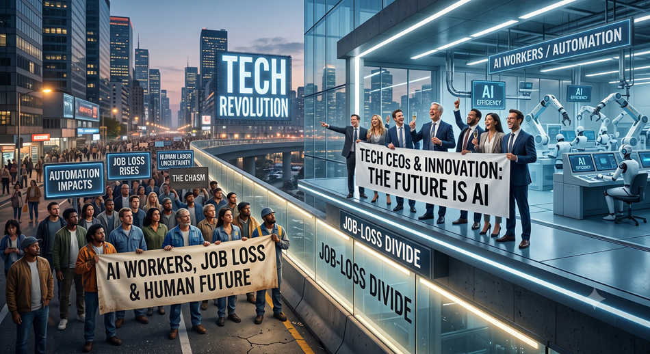 AI Workers, Tech CEOs, and the Job-Loss Divide