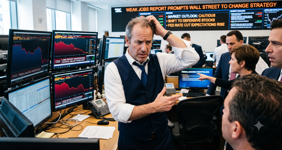Weak Jobs Report Prompts Wall Street to Change Strategy