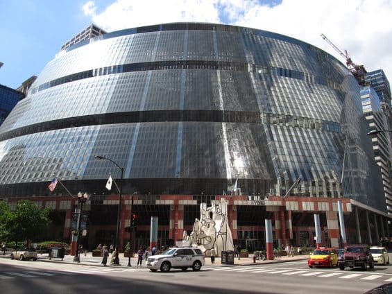 The Thompson Center in Chicago