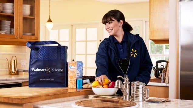 Walmart InHome grocery delivery