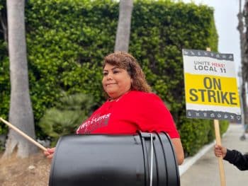 Hotel workers' strike