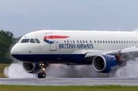 British Airways aeroplane taking off