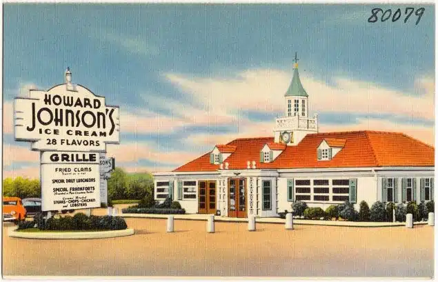 A Howard Johnson's restaurant