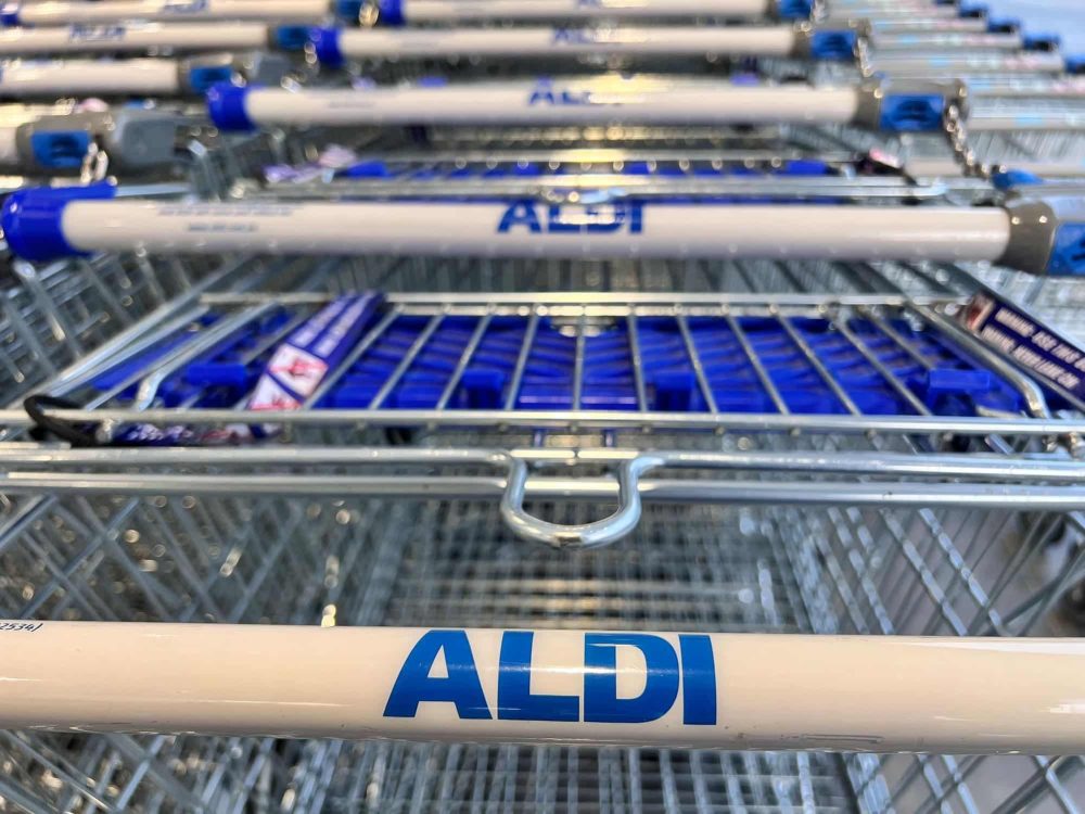 German grocer Aldi's shopping carts
