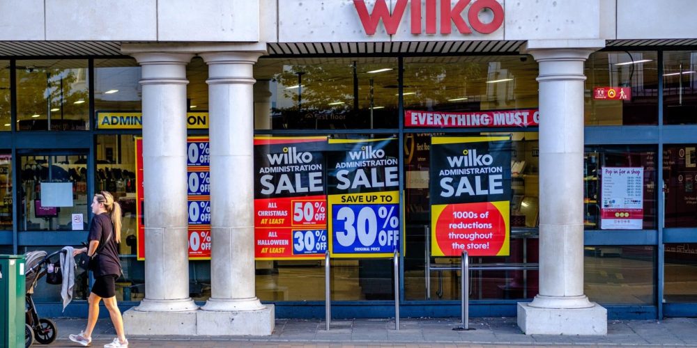 Wilko store sale before closure