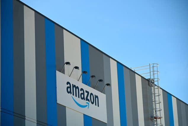 Amazon logistic hub exterior