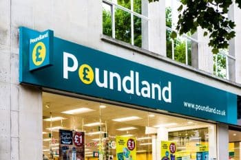 Poundland storefront
