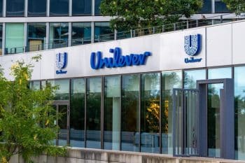 Unilever French headquarters' entrance