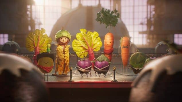 Aldi mascot Kevin the Carrot and his chums