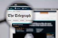 The Telegraph website homepage