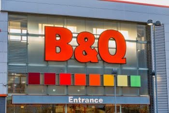B&Q DIY superstore store front