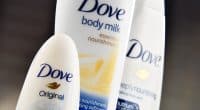 Dove products including body milk and anti-perspirant