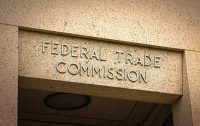 Sign on Doorway for the Federal Trade Commission in Washington D.C.