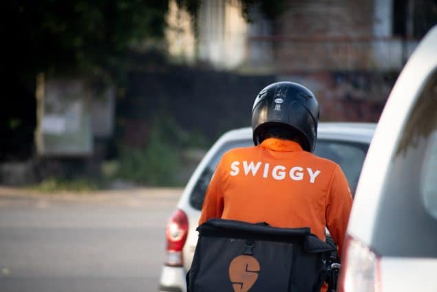 Swiggy food delivery rider