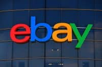 eBay logo on company building