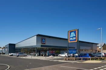 The new Aldi supermarket in Ramsgate, UK.