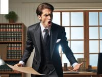An angry lawyer
