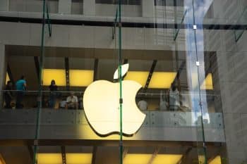 Apple Logo on a store building