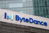 ByteDance company logo on office building