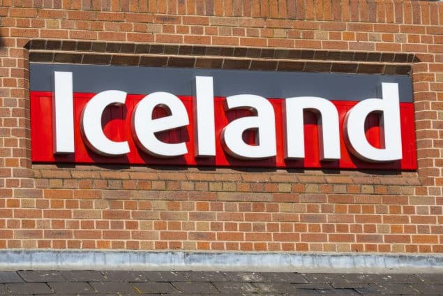 Iceland Store Sign