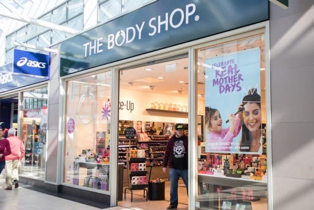 The Body Shop store shop