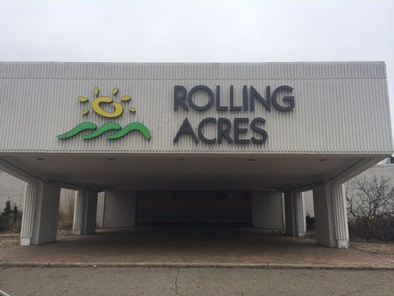 The derelict Rolling Acres Mall in Ohio