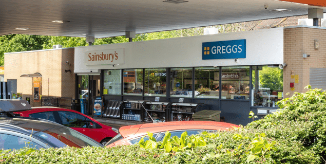 The Greggs Store in Cobham, Surrey